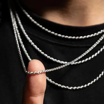 3mm Rope Chain Solid 925 Sterling