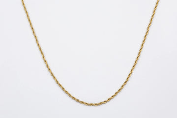 3mm Gold Rope Chain