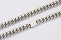 10mm Silver Cuban Link Chain -- DVVX CHAINS