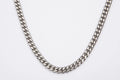 10mm Silver Cuban Link Chain -- DVVX CHAINS