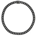 12mm Black Cuban Link Chain -- DVVX CHAINS