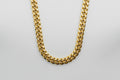 12mm Gold Heavyweight Cuban Chain For Men -- DVVX CHAINS