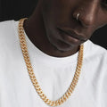 12mm Iced Out Cuban Link Chain -- DVVX CHAINS