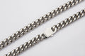 12mm Silver Cuban Link Chain -- DVVX CHAINS