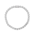 12mm Tennis Chain White Gold -- DVVX CHAINS