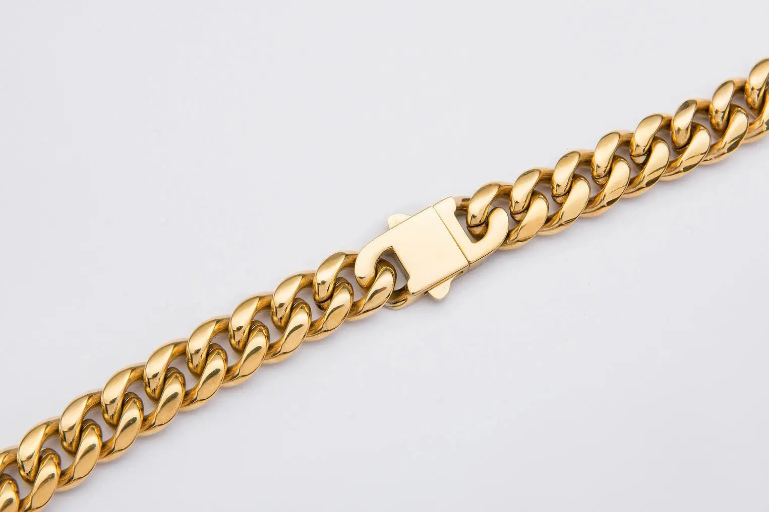 14mm Gold Cuban Link Chain -- DVVX CHAINS