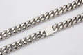 14mm Silver Cuban Link Chain -- DVVX CHAINS