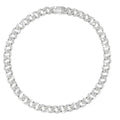 15mm Iced Out Cuban Link Chain in White Gold -- DVVX CHAINS