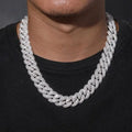 18mm Iced Out Cuban Link Chain -- DVVX CHAINS