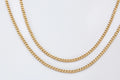 3mm Gold Cuban Link Chain -- DVVX CHAINS