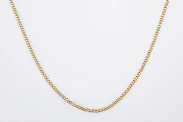 3mm Gold Cuban Link Chain -- DVVX CHAINS