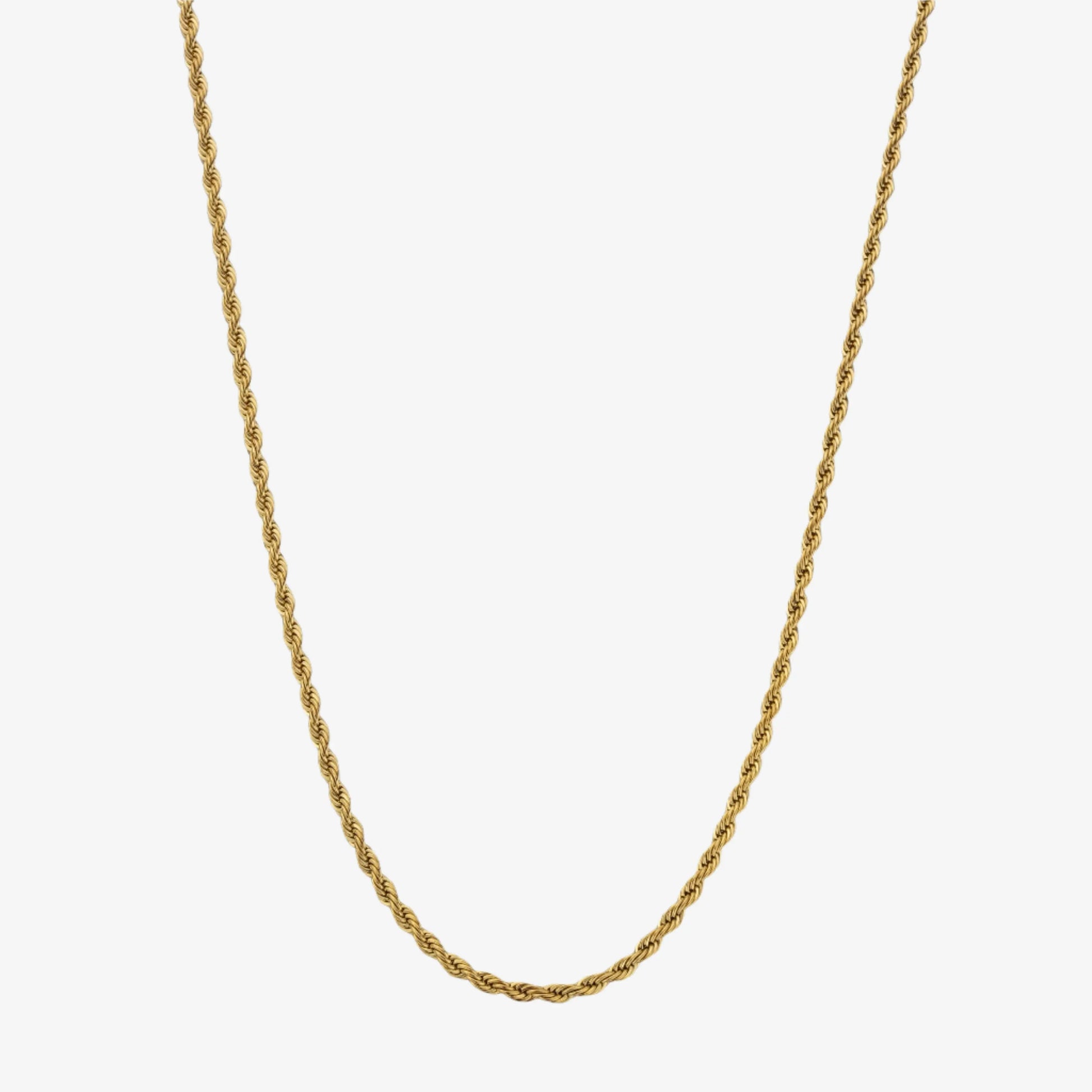 3mm Gold Rope Chain -- DVVX CHAINS