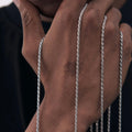 3mm S925 Rope Chain -- DVVX CHAINS