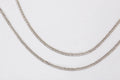 3mm S925 Silver Cuban Link Chain -- DVVX CHAINS