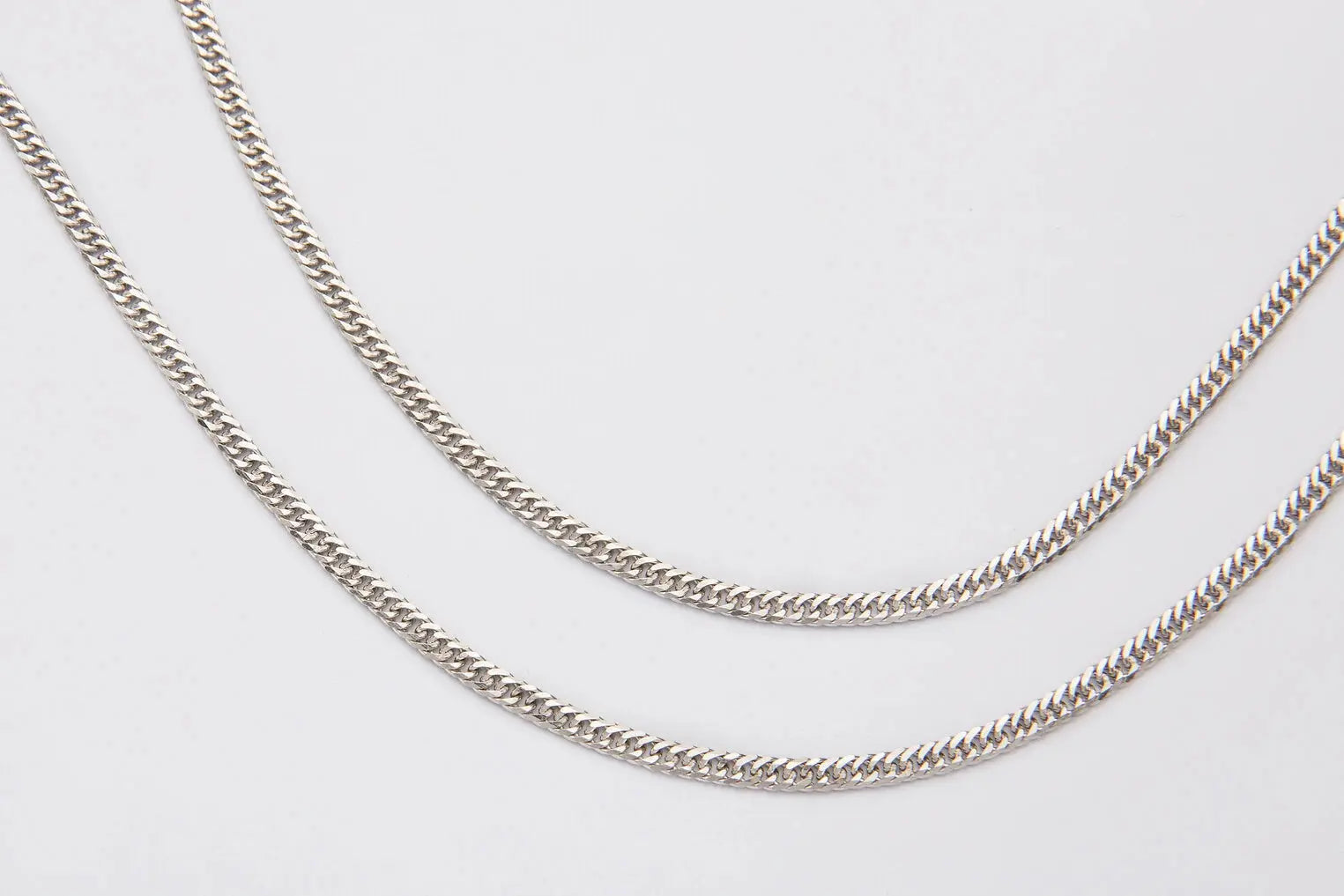 3mm S925 Silver Cuban Link Chain -- DVVX CHAINS