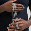 4mm Silver Rope Chain -- DVVX CHAINS