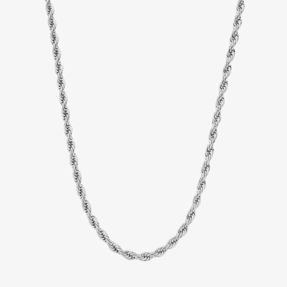 4mm Silver Rope Chain -- DVVX CHAINS