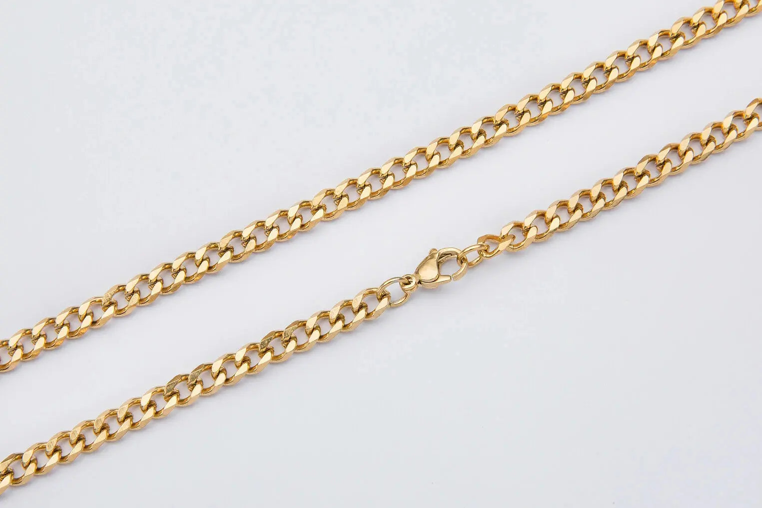 5mm Gold Cuban Link Chain -- DVVX CHAINS