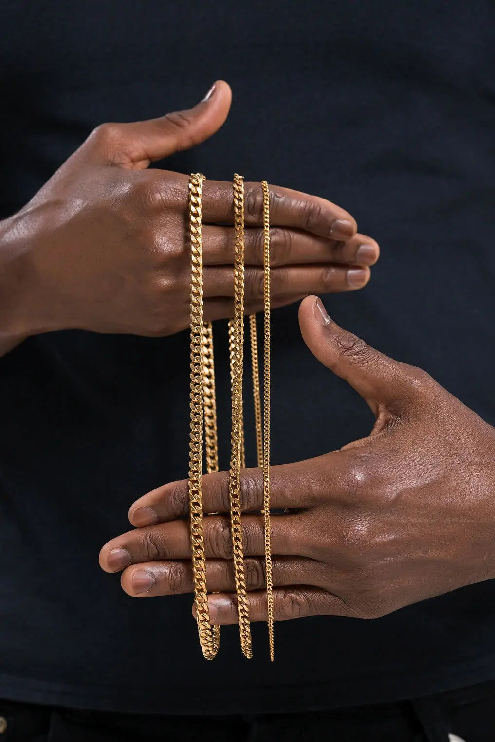 5mm Gold Cuban Link Chain -- DVVX CHAINS