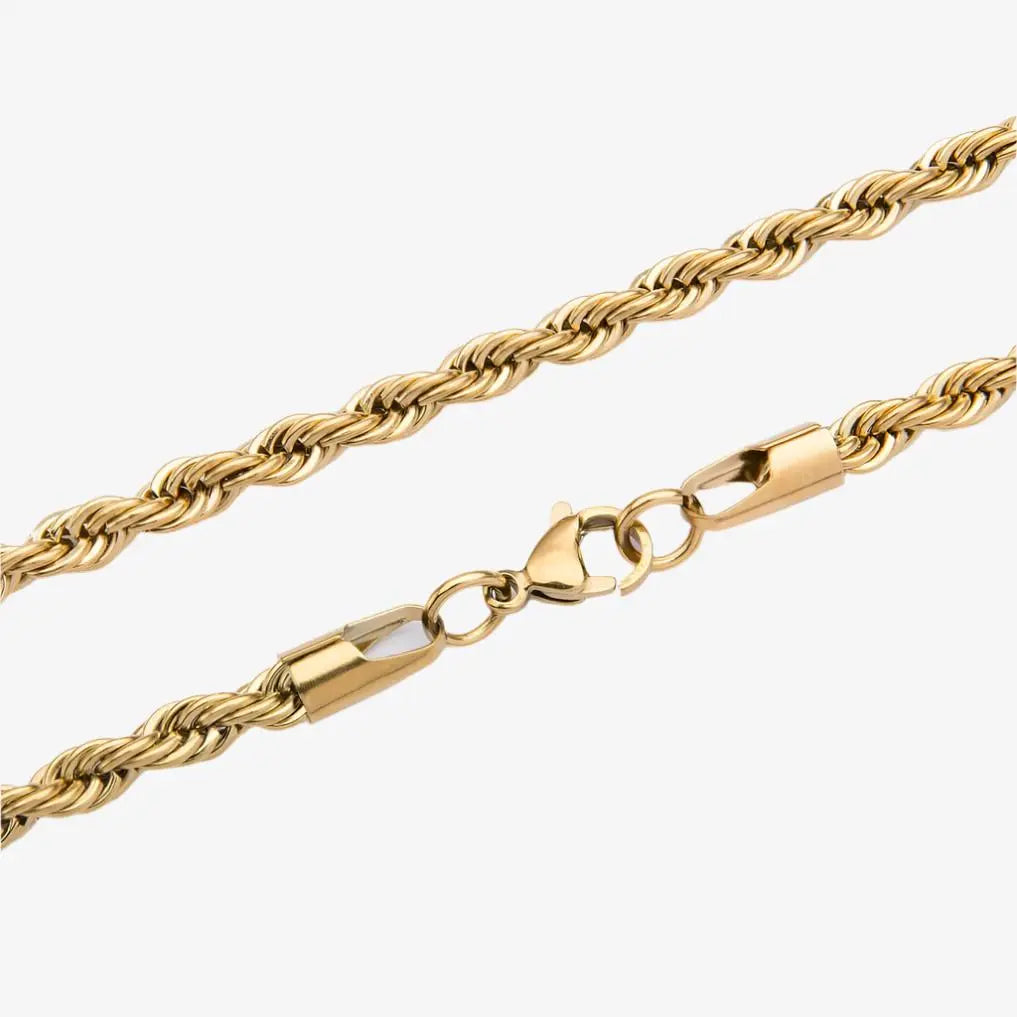 5mm Gold Rope Chain -- DVVX CHAINS