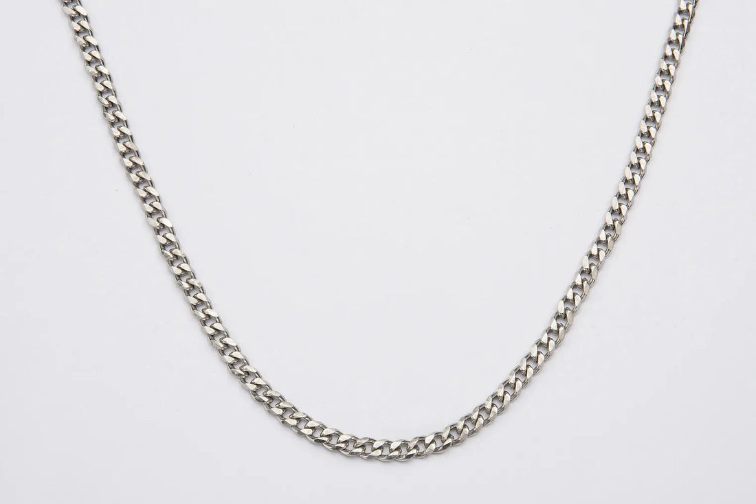 5mm Silver Cuban Link Chain -- DVVX CHAINS