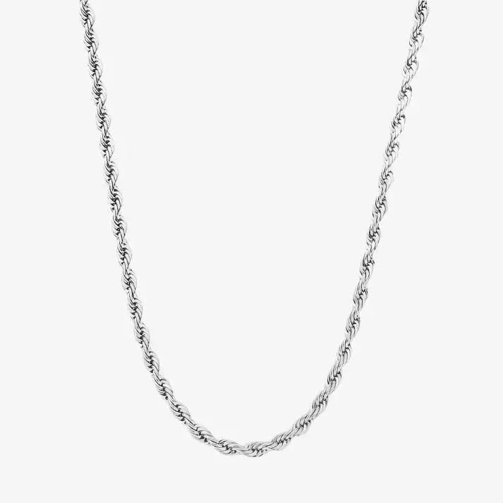 5mm Silver Rope Chain -- DVVX CHAINS