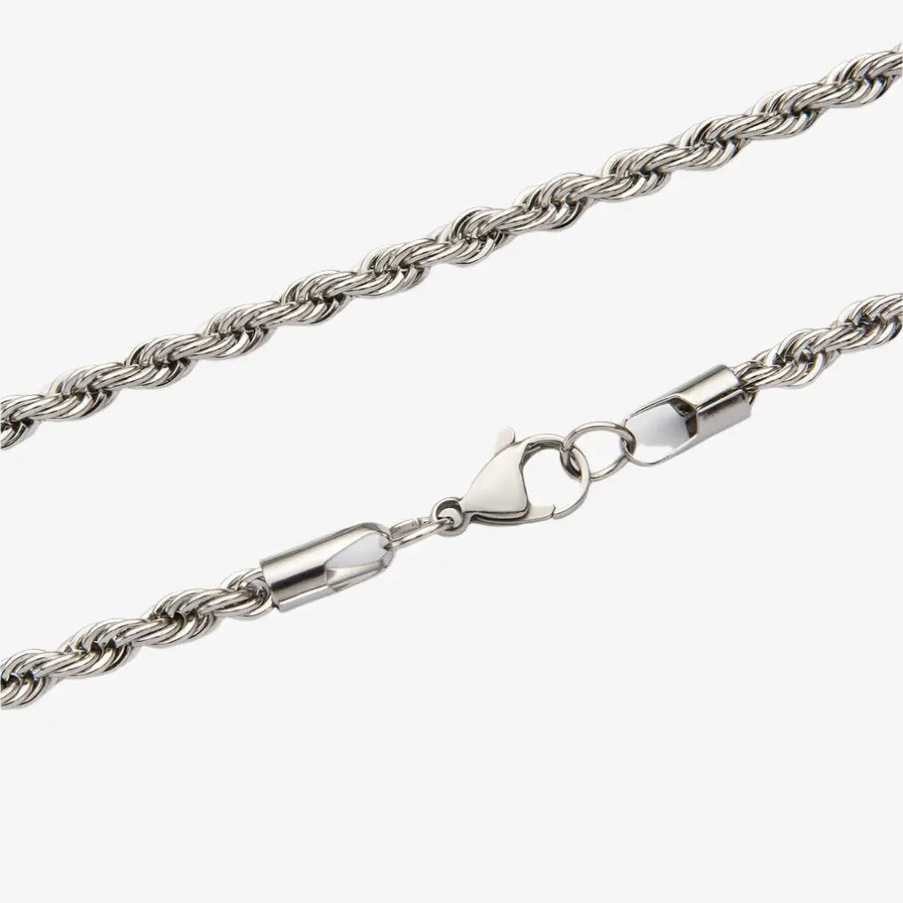 5mm Silver Rope Chain -- DVVX CHAINS