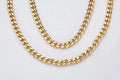 7mm Gold Cuban Link Chain -- DVVX CHAINS