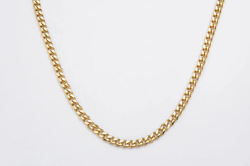 7mm Gold Cuban Link Chain -- DVVX CHAINS