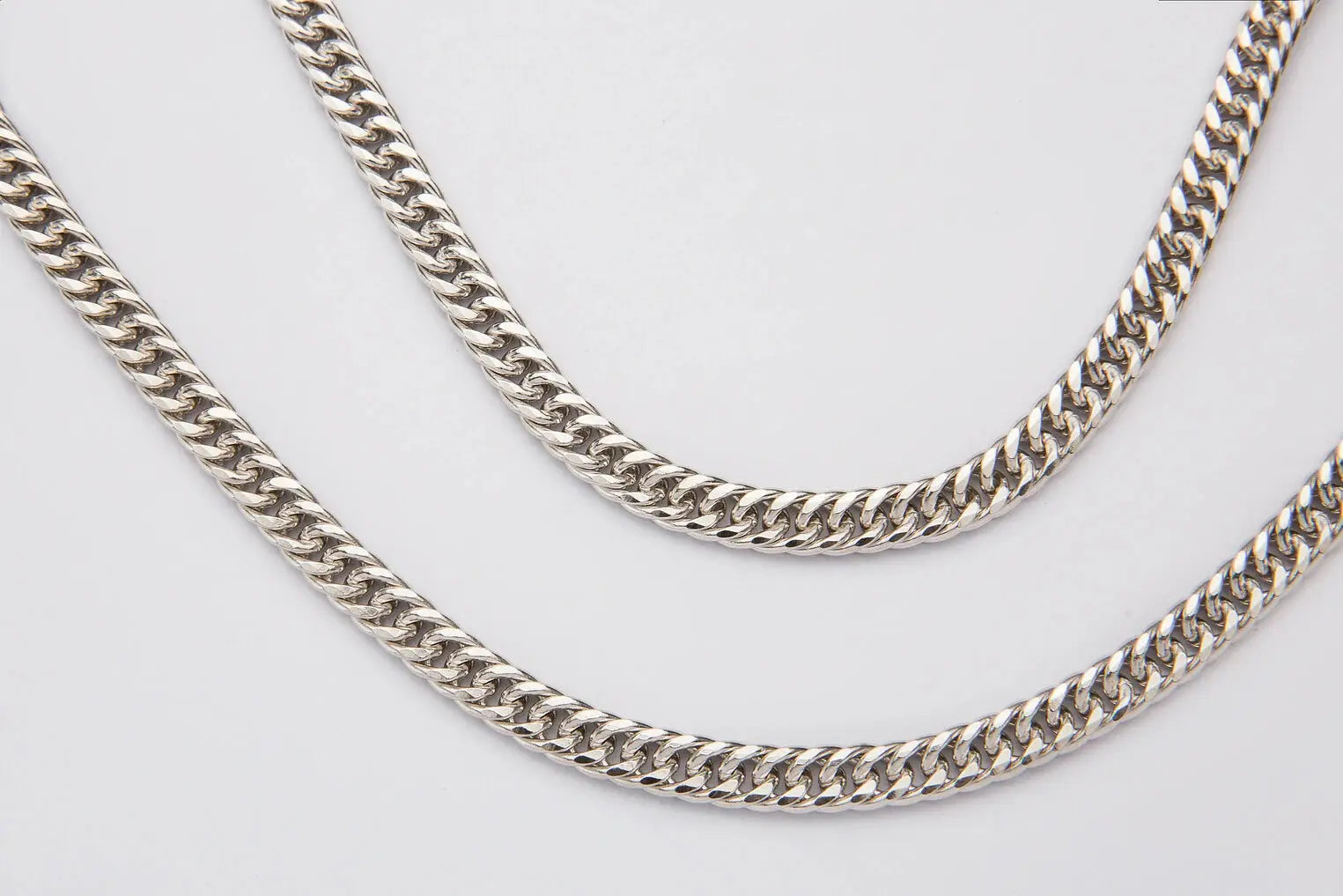 7mm S925 Silver Cuban Link Chain -- DVVX CHAINS