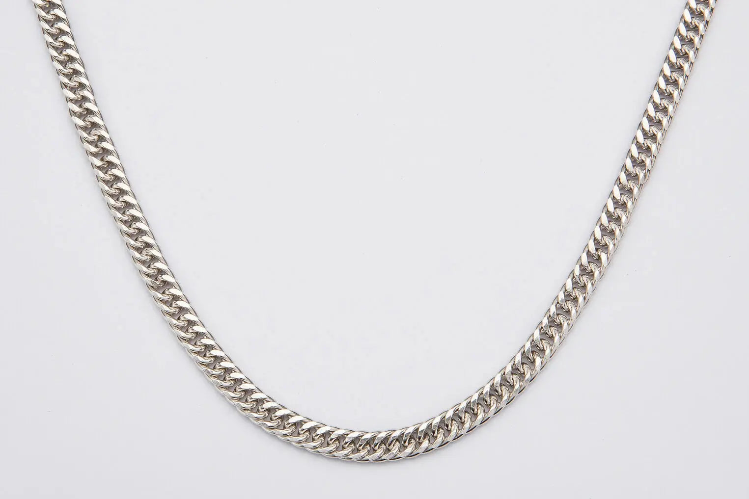 7mm S925 Silver Cuban Link Chain -- DVVX CHAINS