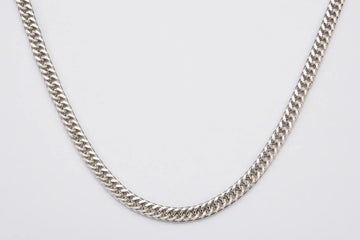 7mm S925 Silver Cuban Link Chain -- DVVX CHAINS