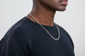 7mm Silver Cuban Link Chain -- DVVX CHAINS