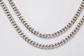 7mm Silver Cuban Link Chain -- DVVX CHAINS