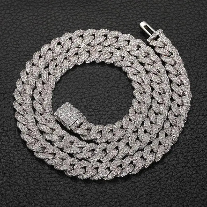 8mm Iced Out Cuban Link Chain -- DVVX CHAINS