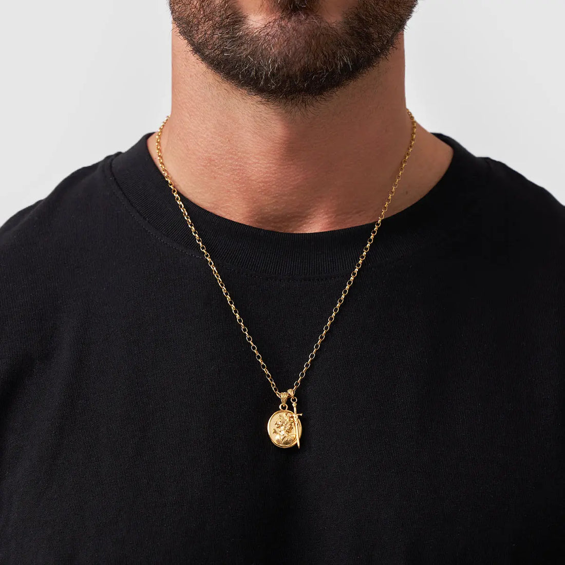 Achilles Pendant (Gold) -- DVVX CHAINS