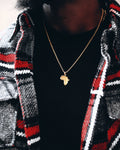 Africa Pendant (Gold) -- DVVX CHAINS