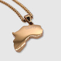 Africa Pendant (Gold) -- DVVX CHAINS