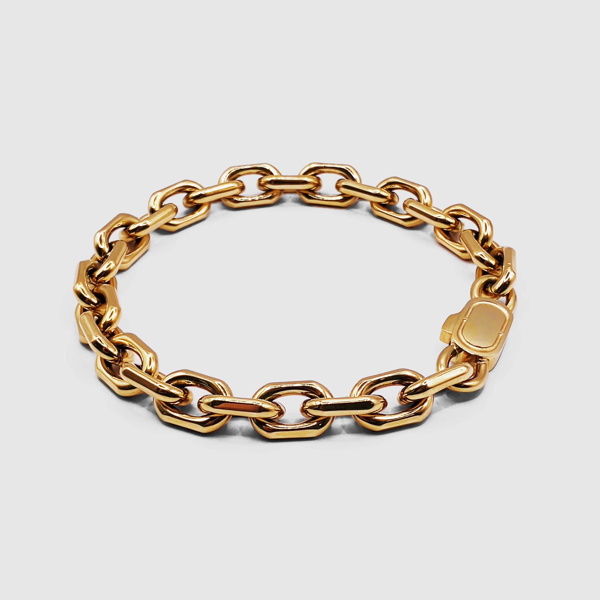 Anchor Link Bracelet (Gold) -- DVVX CHAINS