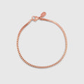 Box Bracelet (Rose Gold) 2mm -- DVVX CHAINS