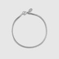 Box Bracelet (Silver) 2mm -- DVVX CHAINS