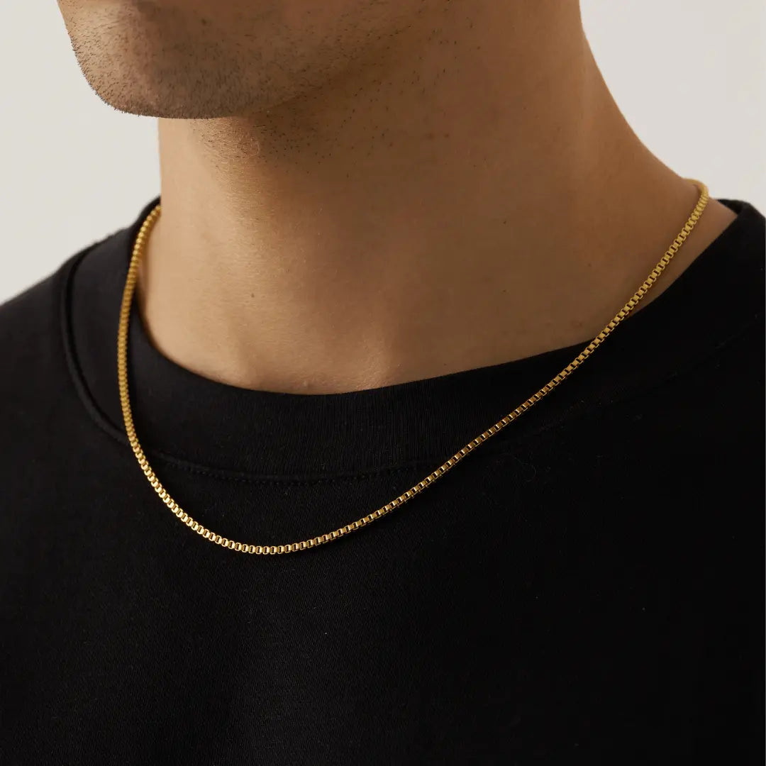 Box Chain (Gold) 2mm -- DVVX CHAINS