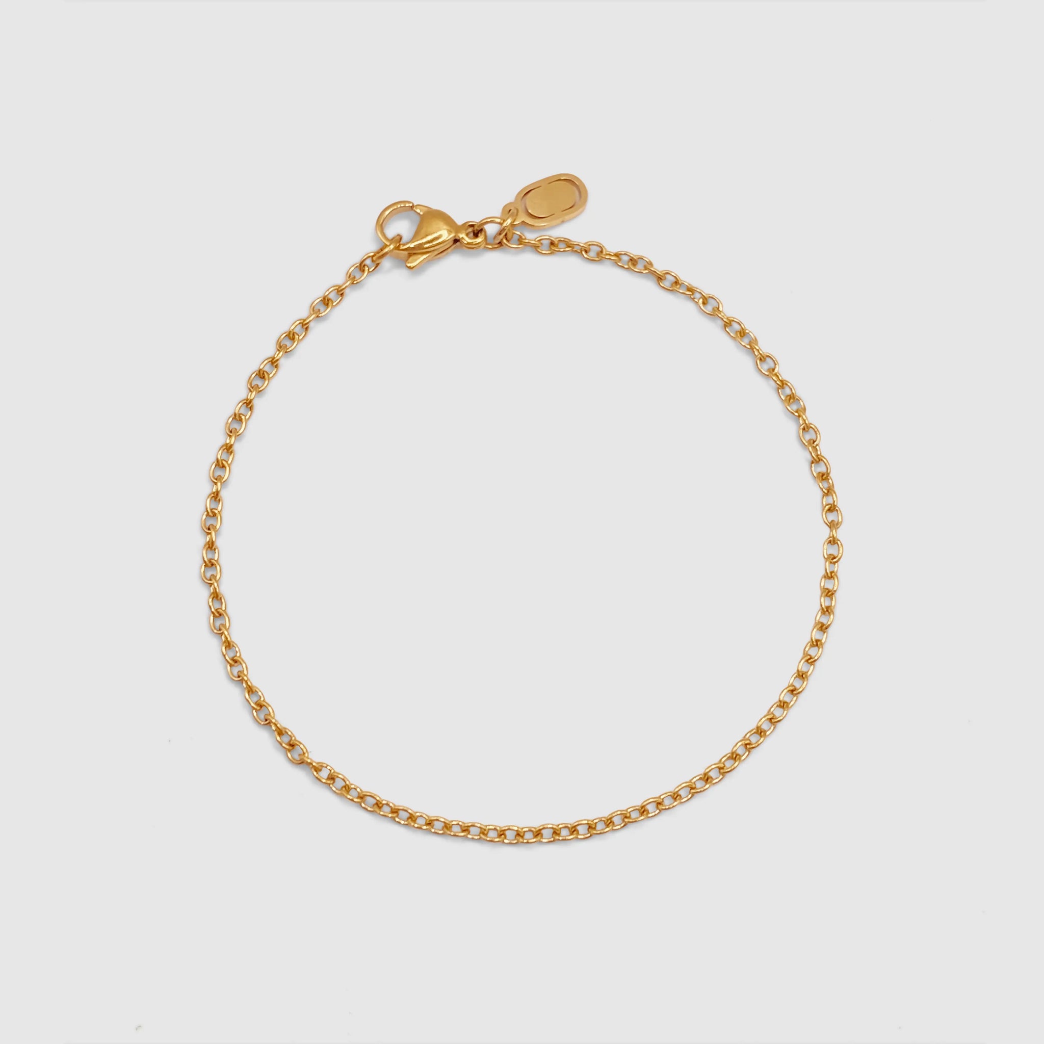 Cable Bracelet (Gold) 2mm -- DVVX CHAINS