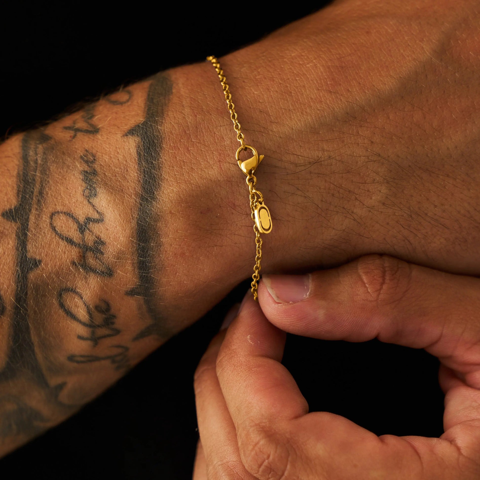 Cable Bracelet (Gold) 2mm -- DVVX CHAINS