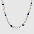 Cobalt Blue - Real Pearl Necklace -- DVVX CHAINS