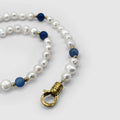 Cobalt Blue - Real Pearl Necklace -- DVVX CHAINS