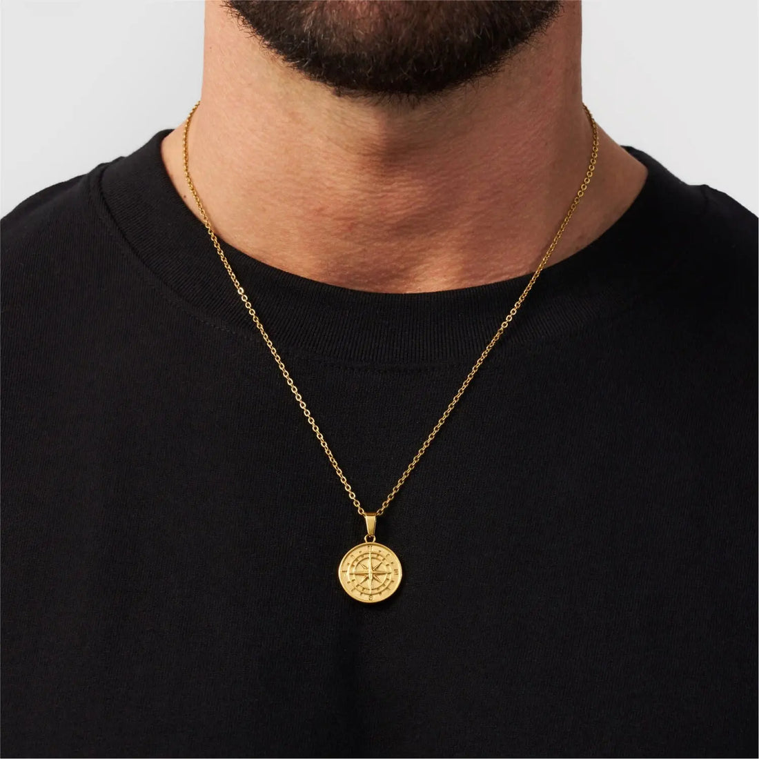 Compass Pendant (Gold) -- DVVX CHAINS