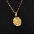 Compass Pendant (Gold) -- DVVX CHAINS