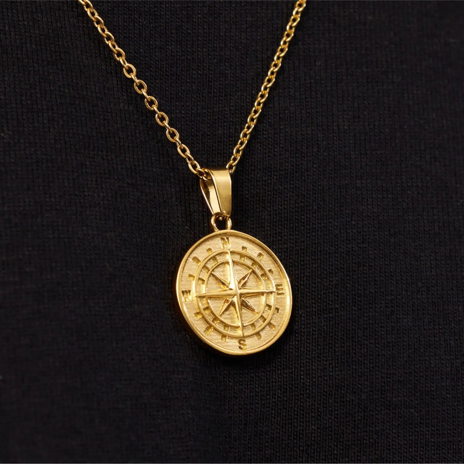 Compass Pendant (Gold) -- DVVX CHAINS