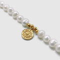 Compass Real Pearl Necklace (Gold) -- DVVX CHAINS